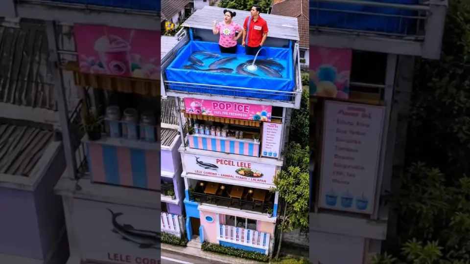 Thumbnail Short resmi bikin KOLAM lele di atas RUMAH, tetangga ga mau kalah