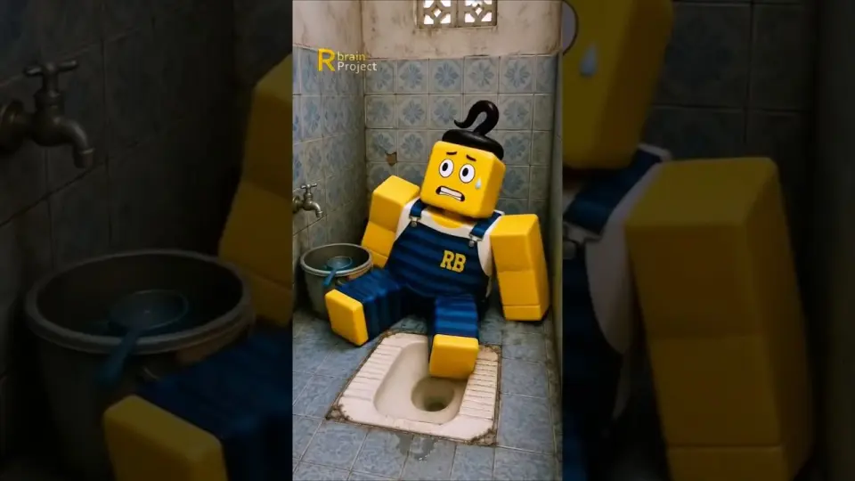 Thumbnail Short resmi BURGER ROBLOX bikin berubah jadi ROBLOX
