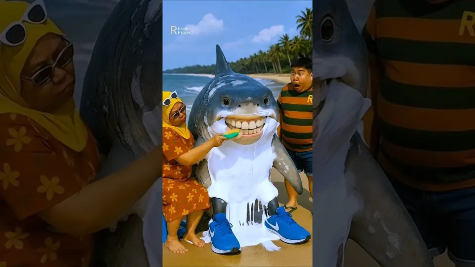 Thumbnail Short resmi EMAK NYIKATIN GIGI HIU, biar ga bau JIGONG, kocak🤣