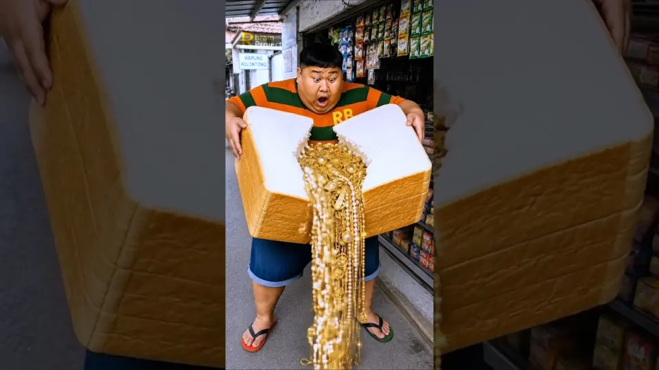 Thumbnail Short resmi nenek BAIK dapat roti isi emas, MARTIN iri