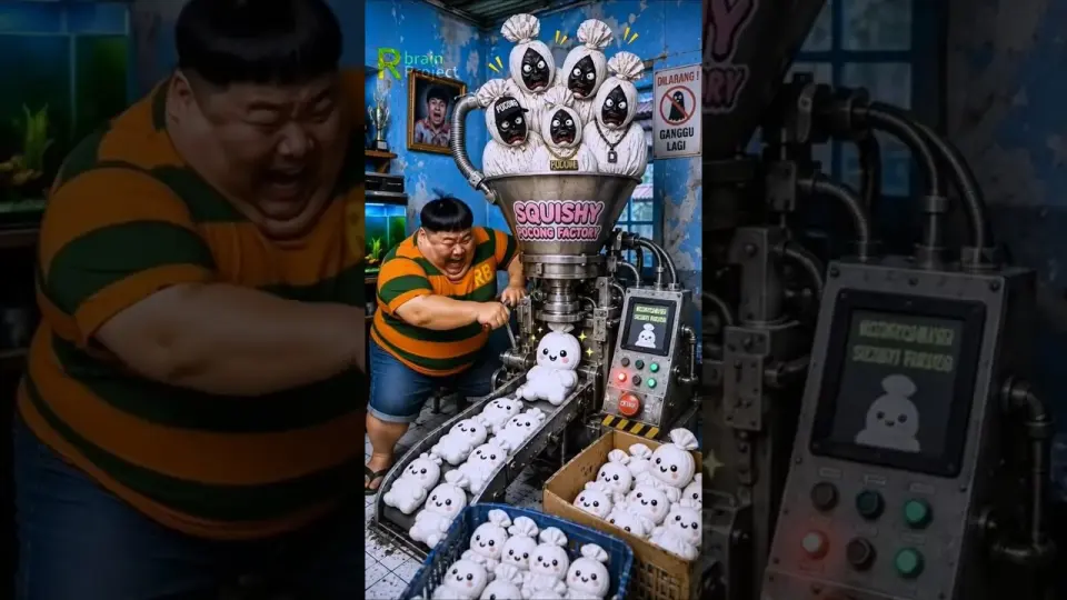 Thumbnail Short resmi SQUISHY POCONG lucu MISTERI